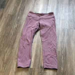 Lulu lemon cropped gym pants